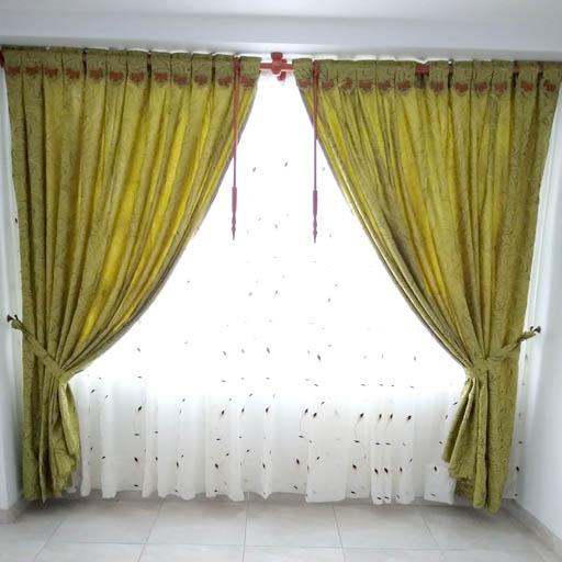 cortinas en tela para sala